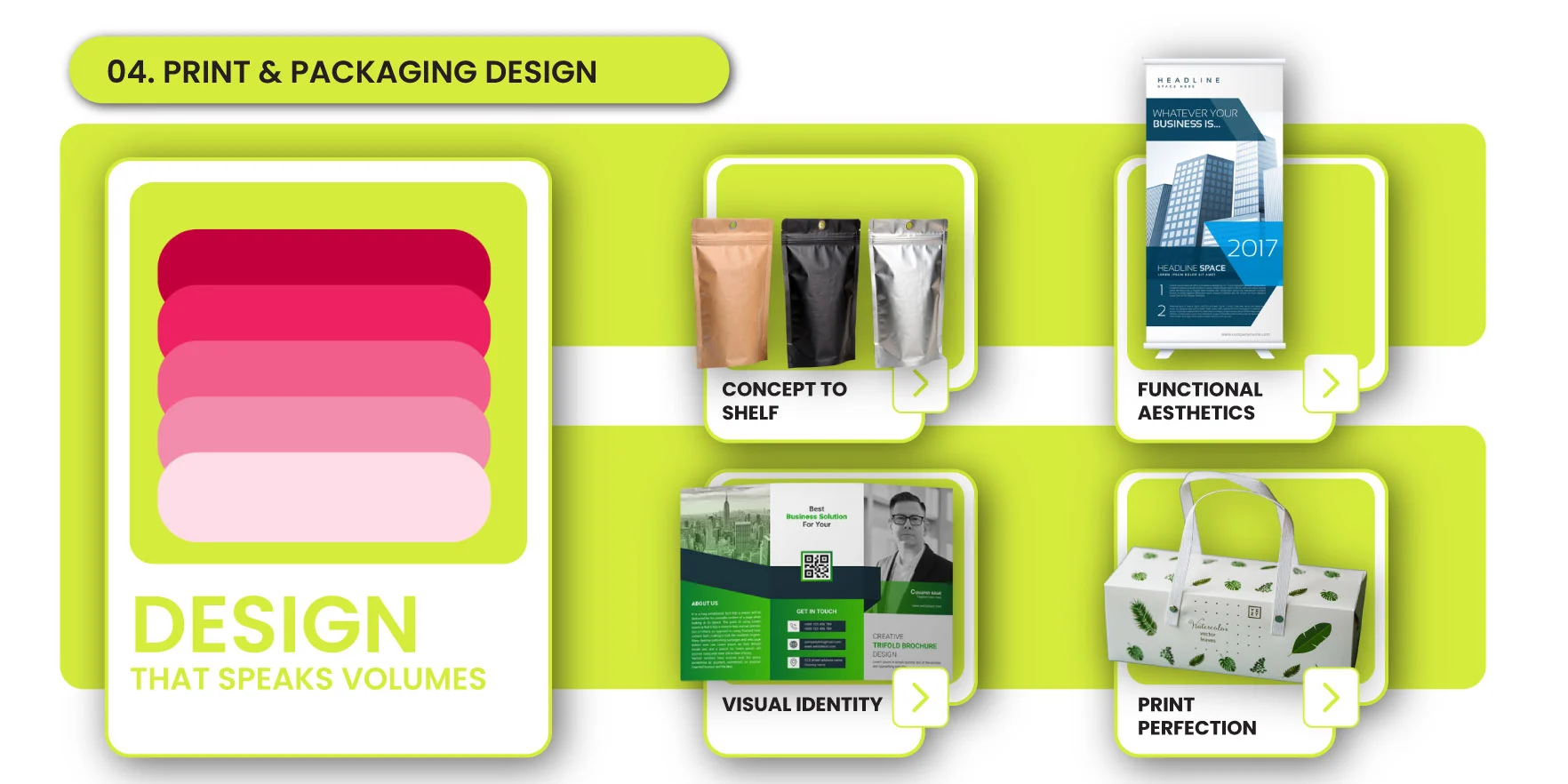 Print and packaging design services