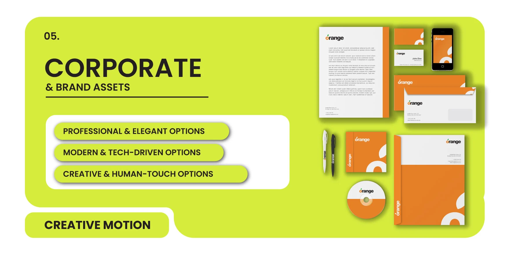 Corporate branding and visual identity design